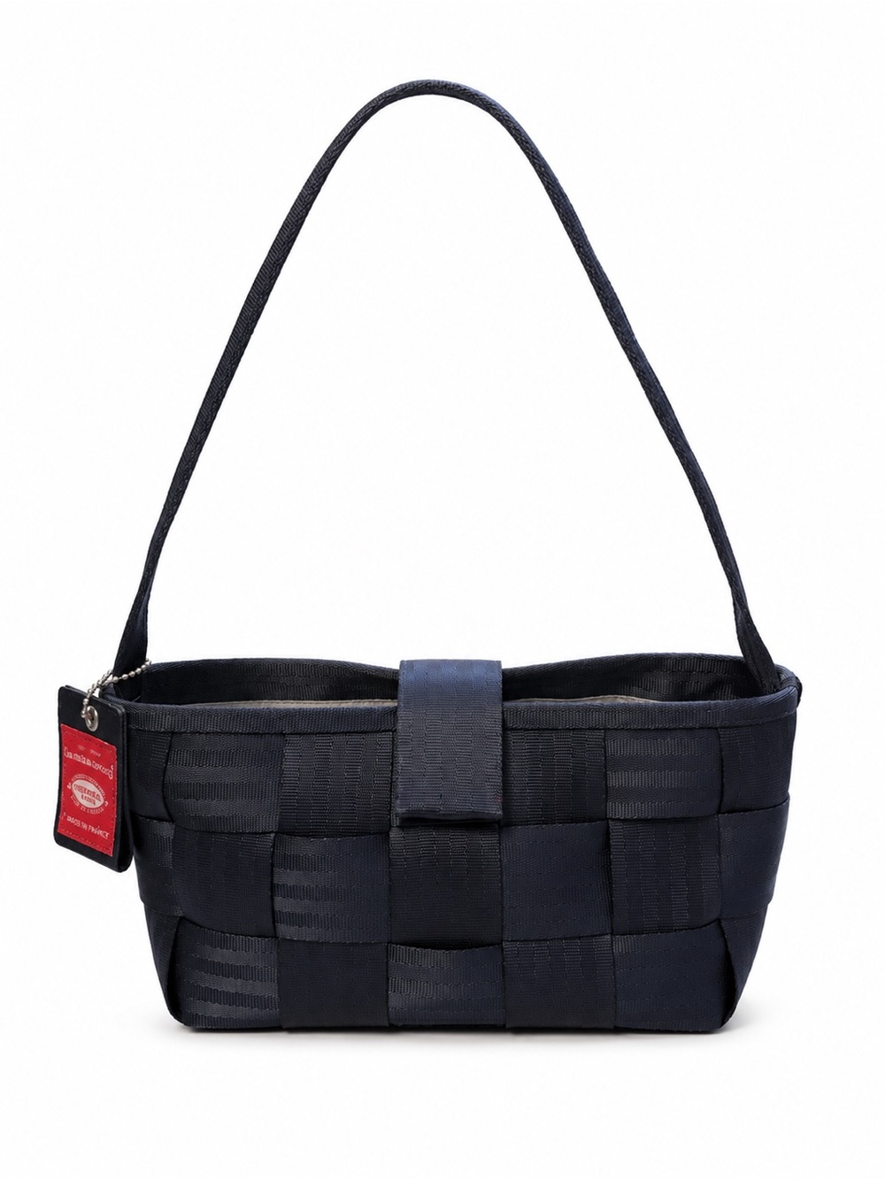 The Original SeatbeltBag Navy Woven Seatbelt Shoulder Bag USA Made Handbag